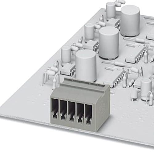 PHOENIX CONTACT ST 2,5-PCB/5-G-5,2 Leiterplattengrundleiste, 5 Polzahl, ST 2,5-PCB/..-G Artikelfamilie, 5.2 mm Rastermaß, Grau, 50 Stück