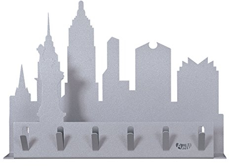 New York Aluminium Schlüsselhalter und Letter Rack