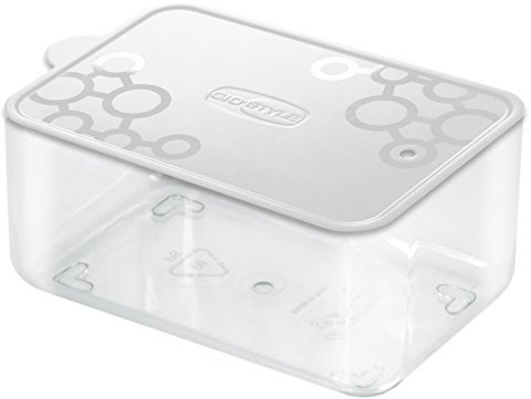GIO'STYLE Giostyle Contenitore Alimentare Rettangolare Bianco, S 0.7 L