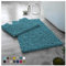 Lions Luxury 2 Piece Loop Bath Mats for Bathroom - Non Slip Chenille Bath Mat Set Rugs, Extra Soft with Water Absorbent Pedestal Bathmat Shower Toilet Mat, Teal
