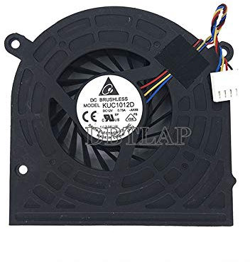 DBTLAP Ventilador de la CPU del Ordenador portátil para HP 1323-00DU0H2 Omni 220 320 420 520 620 KUC1012D 4 Pin