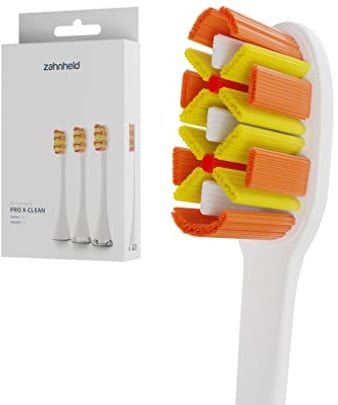 Zahnheld® Bürstenkopf Pro X-Clean | Mittelharte Wechselköpfe Für Gero Schallzahnbürste | Effektive Reinigung…