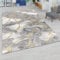 Paco Home Wohnzimmer-Teppiche Grau Gold Weich Marmor Optik Kurzflor mit vers. Designs, Grösse:160x230 cm, Farbe:Gold 6