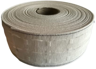 Curtain Tape Pencil Pleat Heavy Duty Header Tape for Curtains - Easy Sew Pleating Tape for DIY Curtain Making & Drapes - Durable & Strong Curtain Gather Tape (3 inch Wide (75MM) White) (10 Meter)