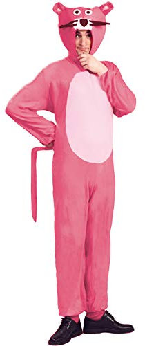 Fiestas Guirca Costume pour Hommes Panthère Film Animal Carnival Rose Série Trick Rose