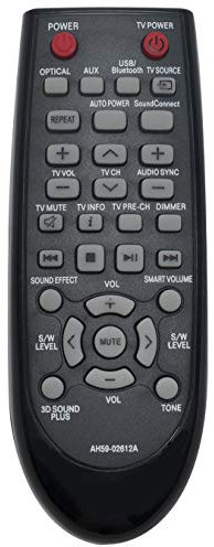 AH59-02612A Replace Remote Control - VINABTY ah59-02612a Remote Control Replacement for Samsung Soundbar Sound Bar Active Speaker System HW-H355 HW-H355EN HW-H355/XU HW-H355/ZF