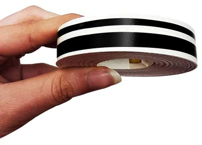 4R Quattroerre.it 10510 Trim Stripes Strisce Adesive per Auto, Nero, 2F 11 mm x 10 mt