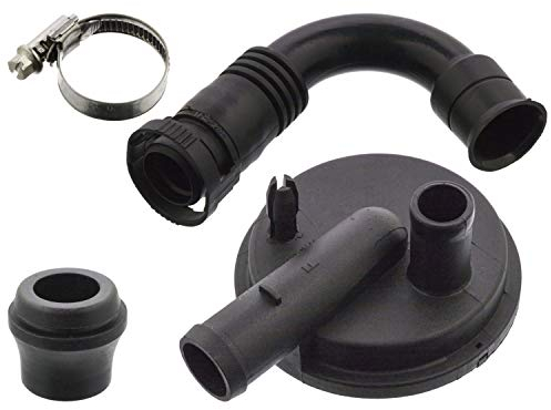 febi bilstein 107209 Válvula de ventilación para carcasa de manivela, con material de montaje, 1 pieza