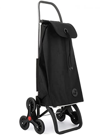 Einkaufstrolley Rolser I-Max MF 6 Räder Treppensteiger - Schwarz