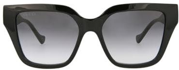 GUCCI Womens GG1023S Sunglasses, Black-Black-Grey, 54