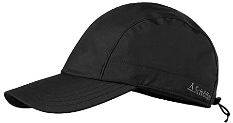Schöffel Unisex Rain Baseballkappe, Schwarz, L