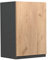 Vicco Hängeschrank R-Line, hängender Küchenschrank, Goldkraft Eiche/Anthrazit, 40 cm J-Shape