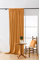 Cotton Market Velours Gardinen 250x140 cm - Vorhänge für Fenster und Balkontür - Vorhang für das Haus auf Band - Vorhang Blickdicht - Gardinen Stange Curtains - Verdunkelungsvorhang - Gelb