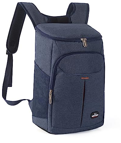 YDFYX 25L Kühl Rucksack Thermo Rucksack Picknicktasche Groß Isoliert Cooler Bag Männer Frauen für Strand/Picknick/Camping/BBQ/Wandern (Blau)