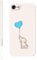 KARTXITAI Case compatible with iPhone SE 2020/8/7,Elephant,balloon,love Pattern Design Vintage Shockproof Protective Soft TPU Anti-Fingerprint Anti-Scratch/Fall phone cover-White