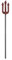 PARTY DISCOUNT NEU Glitzer-Teufelsgabel aus Kunststoff ca. 58 cm