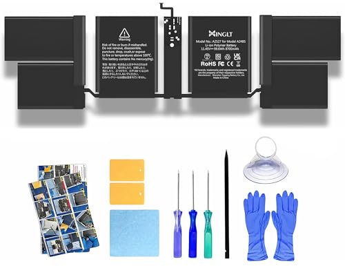 XINGLT A2485 Akku Ersatz Laptop for 16 Zoll MacBook Pro A2485 Akku A2527(Ende 2021) EMC 3650