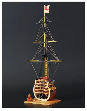 RIBONI Maßstab 1/200 Für HMS Victory Segelboot Aus Holz. Holzbausätze, Heimdekoration, RIBONI920721