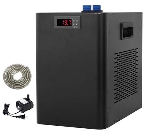 HNBYLMM Aquarium-Kühler, 42/79 Gallonen Wasserkühler Kompressor Kühlung, 160L 300L Aquarium-Kühlventilator Luftgekühlter Kühler Wasserpflanzenanbau für Hydrokultur-System,300L