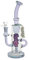 CHONGZ 26cm Tupelo 5mm Purple Glass Percolator waterpipe bong