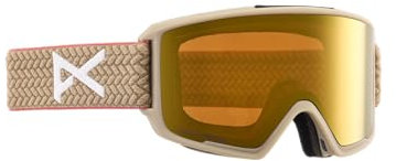 Anon M3 Brille + Bonus-Objektiv + MFI-Gesichtsmaske, Rahmen: Summit Taupe, Gläser: Perceive Sunny Bronze