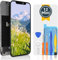 bokman für iPhone 12 Mini Display, 5,4 Zoll Ersatz-LCD-Bildschirm Montage Frontplatte mit Reparaturwerkzeug-Kits für A2399, A2176, A2398