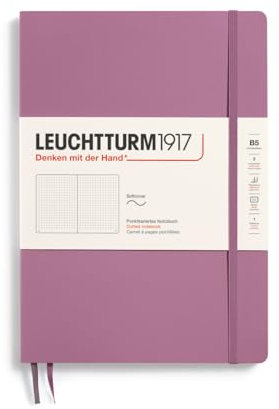 LEUCHTTURM1917 372364 Notizbuch Composition (B5), Softcover Schreibbuch, 123 nummerierte Seiten, Dusty Rose, dotted