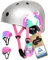 99FLIPS Fahrradhelm Kinder Mädchen - Skaterhelm Kinder Helm - Kinderhelm - Fahrrad Helm Kind - Größe XS Glitter - Skateboard, Inliner, Rollschuhe, Waveboard