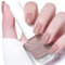 Nude Nail Polish - Milk Tea Color Nail Varnish - Natural & Breathable nail Polish - Quick Dry&Long Lasting nail Polish - No Need Cure Autumn Winter nail varnish Nude For DIY Nail Art Manicure At Home