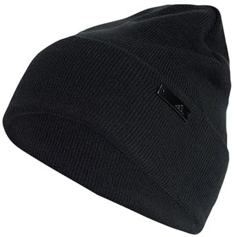 adidas Unisex Tonal Beanie-Mütze, Schwarz, L-XL