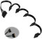 Sata Cable Alimentacion De 15 Pines (1 Macho A 5 Hembras), Extensión Adaptador SATA Para PC, SSD, HDD Y Unidades Ópticas, Longitud 20 + 15 + 15 + 15 + 15 Cm, Cable SATA Cable Divisor Negro.