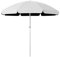 KXWOQ3ED Sombrilla de playa redonda portátil, sombrilla de jardín al aire libre, protección UV, sombrilla de mercado, altura ajustable, blanco, 220cm