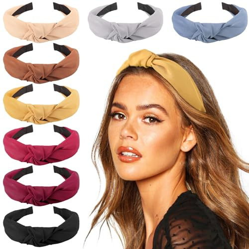 DRESHOW 8 Pack Women Headbands Headwraps Hair Bands Bows Hair Accessories