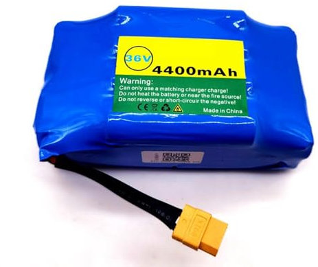 36V 4.4AH Hoverboard Batterie Vélo Electrique Batterie 10S2P Batterie Ebike pour 100W Scooter Vélo Electrique Batterie E-Bike Lithium-ION 36V,XT60