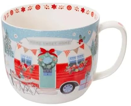 Kaffeebecher Camping Zeit, 700 ml, Kaffeetasse Tassen Teetassen Kaffeepott Henkelbecher, campen Wintercamping