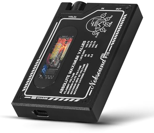 Nobsound Röhren Kopfhörerverstärker: Tragbarer HiFi-Mini-Verstärker mit JAN6418-Röhren, batteriebetrieben und USB-C-Aufladung für Audiophile