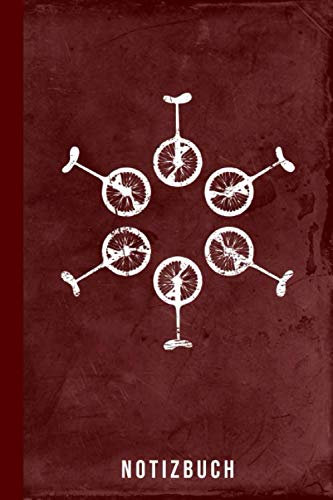 Notizbuch: Einrad fahren Fahrrad lernen Geschenk für Kinder & Erwachsene (Radsport Zubehör, Band 1)