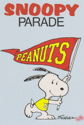 Snoopy & Die Peanuts: Snoopy Parade. Zusammenstellung aus Buch 1 - 7 des Krüger Verlags und dem Band Happy Birthday. Format 19,8 x 29,6 cm.