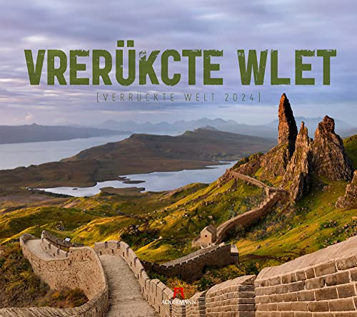 Verrückte Welt Kalender 2024, Wandkalender im Querformat (54x48 cm) - Lifestyle- und Reisekalender mit hochwertigen Bildmontagen