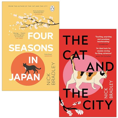 Nick Bradley Collection 2 Books Set (Four Seasons in Japan & The Cat and The City)