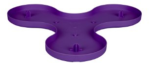 Elho Corsica Vert Garten Untersetzer, aubergine