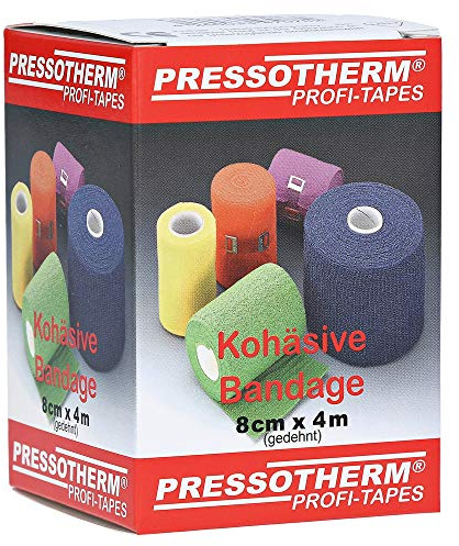 Pressotherm Kohäsive Bandage 8 Cmx4 m Blau