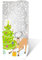 Ursus 6140000 - Geschenk Bodenbeutel, Rentiere, 10 Stück, aus lebensmittelechter Folie, ca. 11,5 x 19 cm, transparent, bedruckt, ideal für kleine Überraschungen