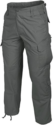 Helikon CPU Pantalones Polialgodón Ripstop Negro, Gris Ombre, XL