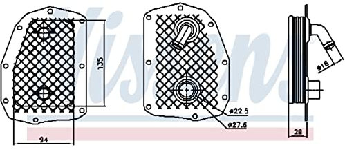 Nissens 90734 Oil Filled Radiator Engine