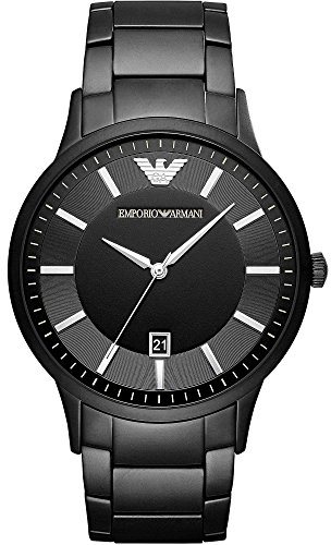 Emporio Armani Schwarze Herrenuhr