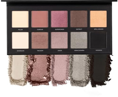 LaRoc PRO Pandora's Box Eyeshadow Palette - High Pigment Smokey, Nude and Neutral Matte & Metallics, Taupe, Brown, White, Gold & Black Eyeshadow - Eye Shadow Makeup Palette
