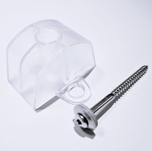 Abstandhalter für Lichtplatten - Sinusprofil 130/30 mit Edelstahl-Spenglerschrauben 4,5x65 mm mit 15 mm Dichtscheibe (100)
