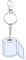 Holibanna Porte-Clés en Acrylique Transparent de Haute Qualité - Pendentif Original Toilettes pour Clés, Sac à Main, Idéal pour Cadeau, Accessoire Pratique pour Femmes et Hommes