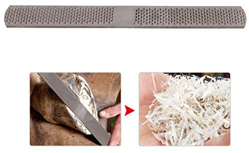 YOUTHINK Escofina Caballos, Herramienta para Cortar Herraduras Lima para Herraduras Cortador De Cascosde Doble Cara Escofina para Cascos Herramienta para Limpiar Cascos De Caballos